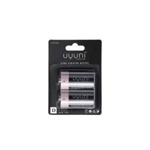 Uyuni Ultra Alkaline batterijen D 1,5V 16.000 MAH 2-pack